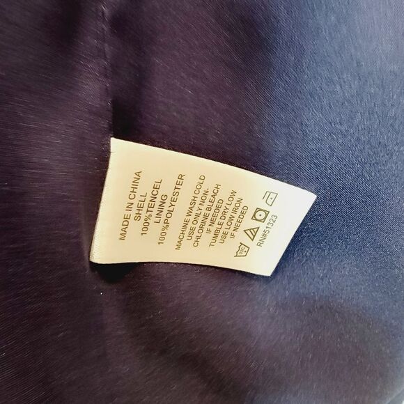 1.STATE Navy Double Breasted Belted Blazer Size M NWT $159 - Picture 11 of 16